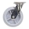 Vestil Thermoplastic Rubber Swivel Caster 8 In. Diameter x 2 In. Width 675 Lb. Capacity Gray CST-E-SS-8X2TPR-S - alternate 2